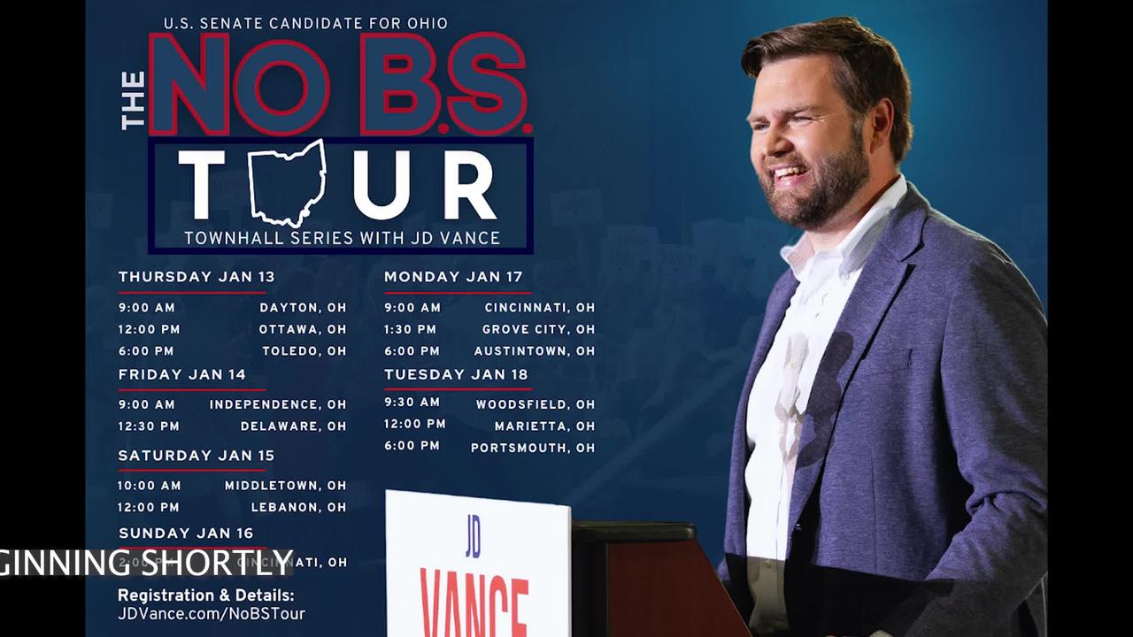 The No BS Tour: Town Hall with Senate Candidate JD Vance in Middletown