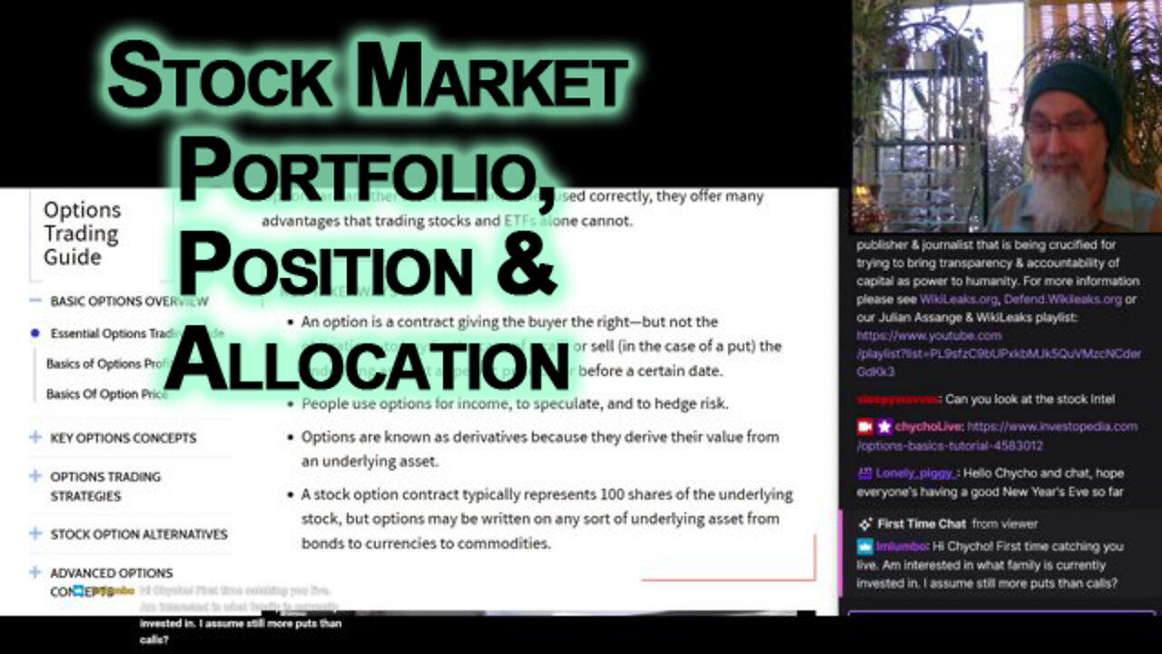 Family Holdings on Wall Street: Stock Market Portfolio, Position & Allocation: Short, Options, Puts