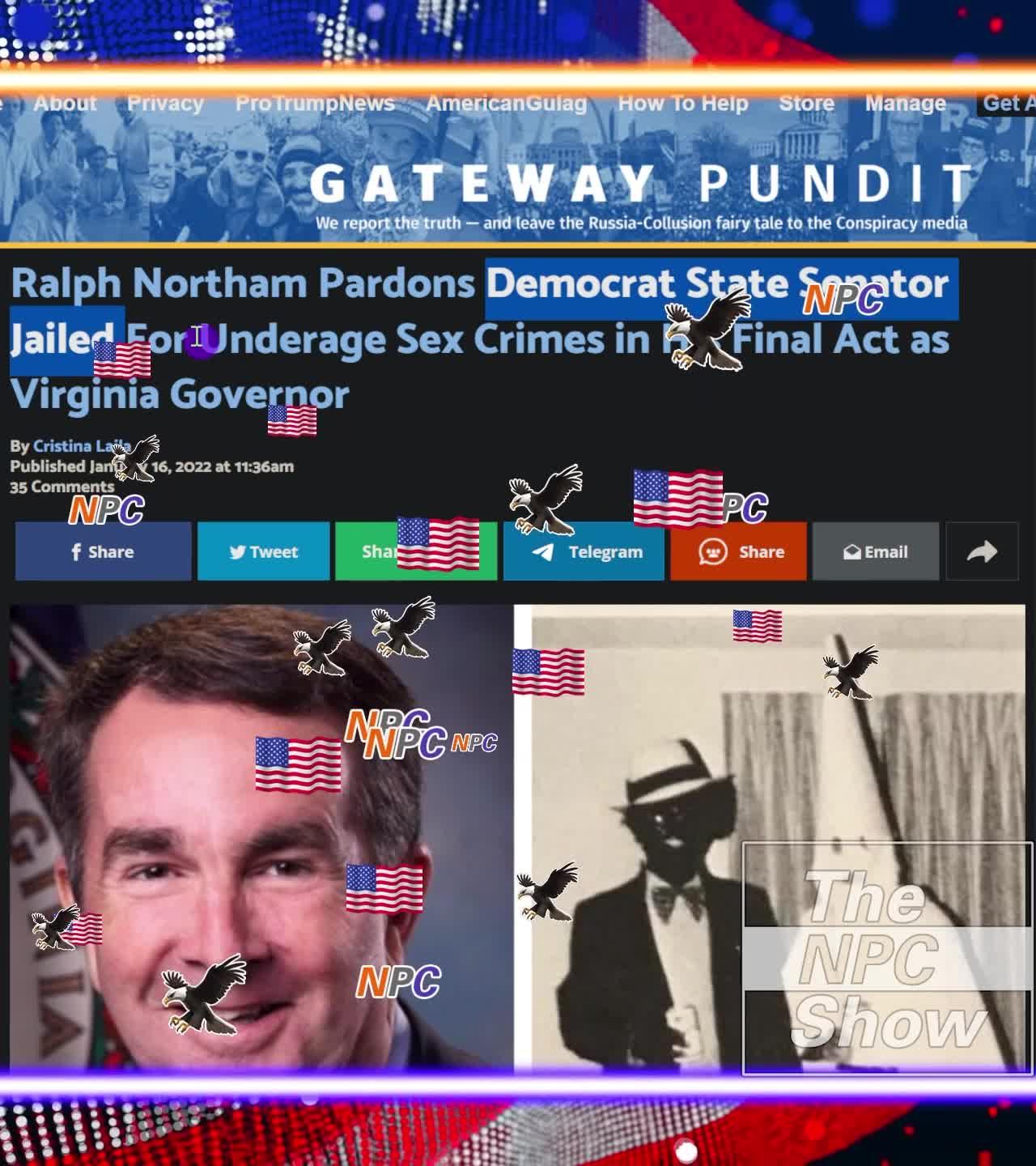 Ralph Northam Pardons A Ped0 On His Way Out