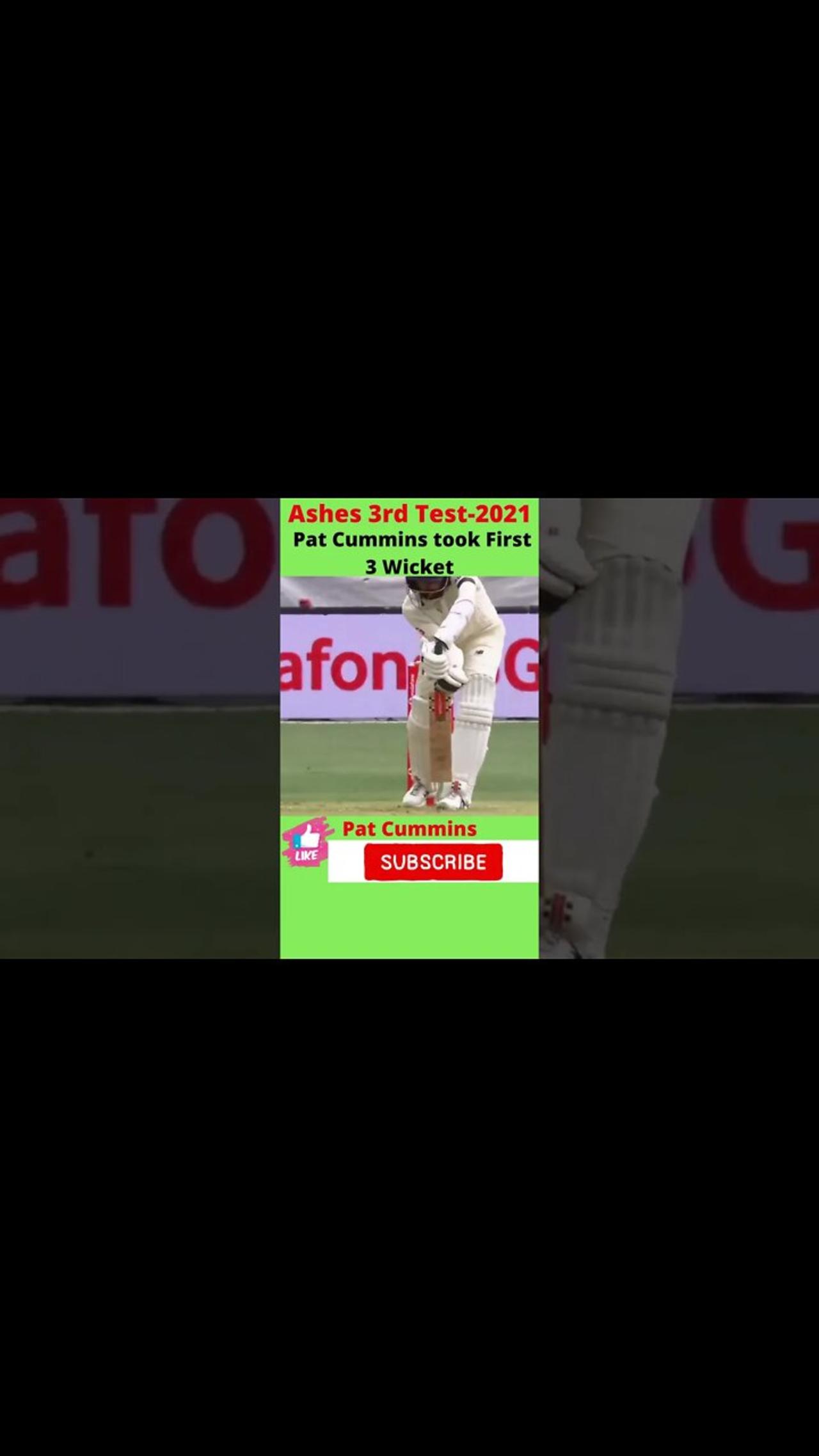 Cummins took amazing 3 wickets ashes 3rd test 2021|#shorts #cricket #ashes2021 #YTshort #AusvsEng