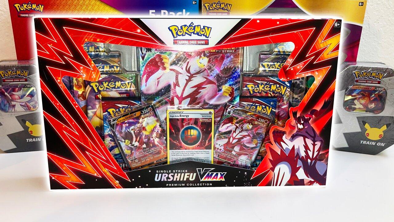 Walmart Exclusive Black Friday Pokemon Box! Urshifu Vmax Premium Collection (Single Strike)