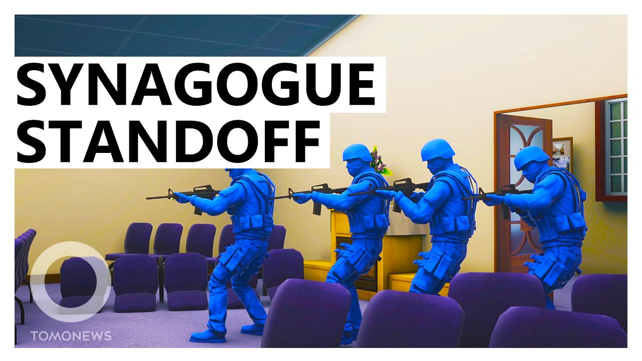 Texas Synagogue Hostage Standoff: Animated Timeline