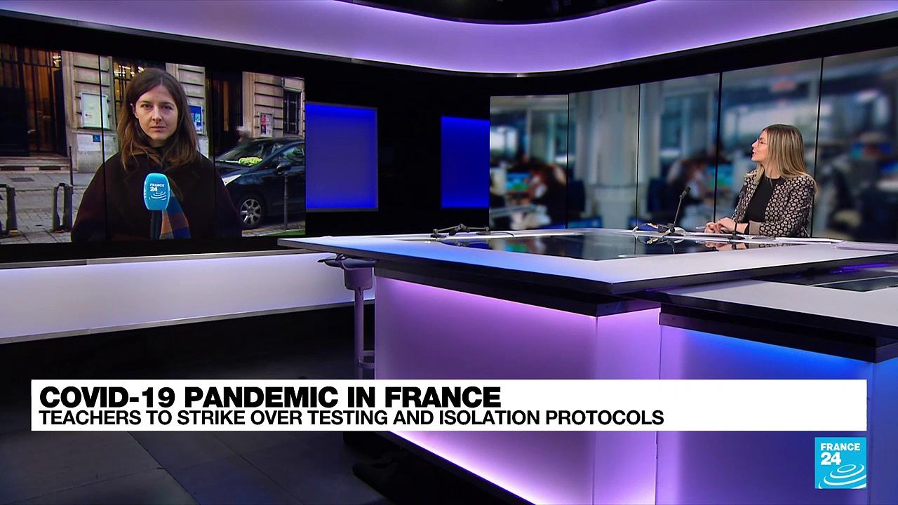 Coronavirus pandemic in France: Teachers to strike over testing and isolation protocols