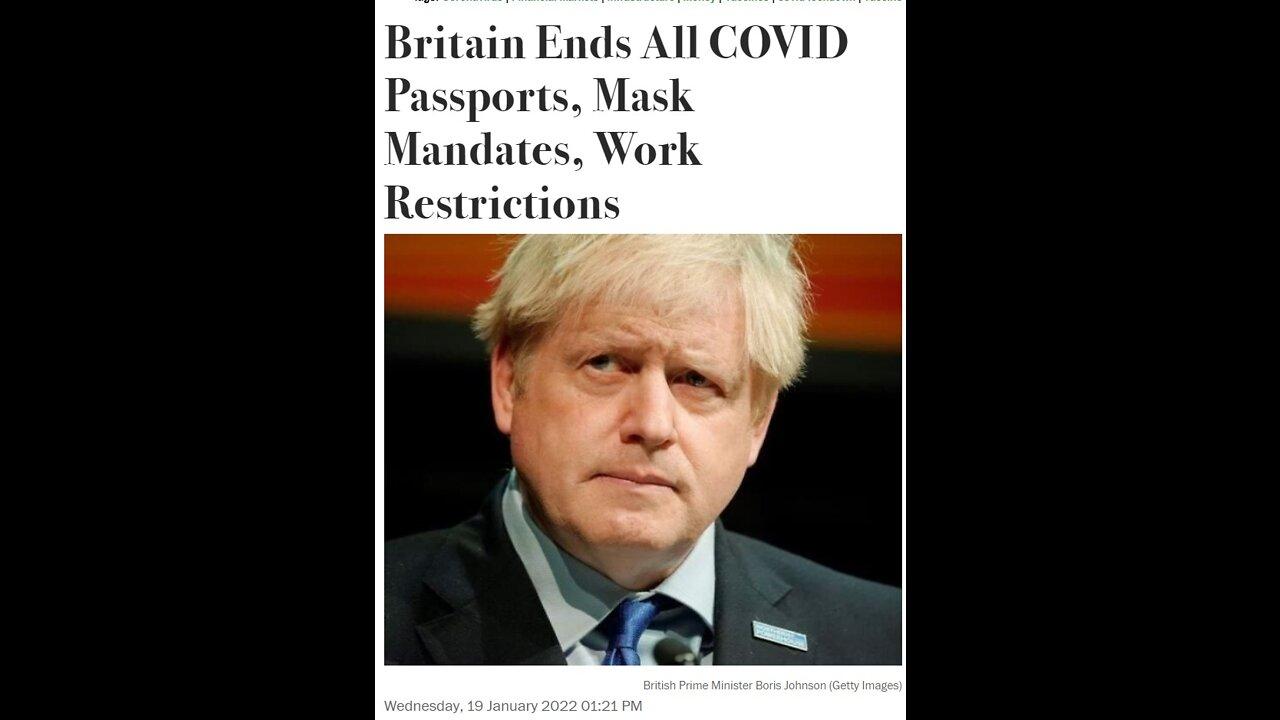 Britain Ends all of Covid Passport, Mask Mandates, Work Restricitons