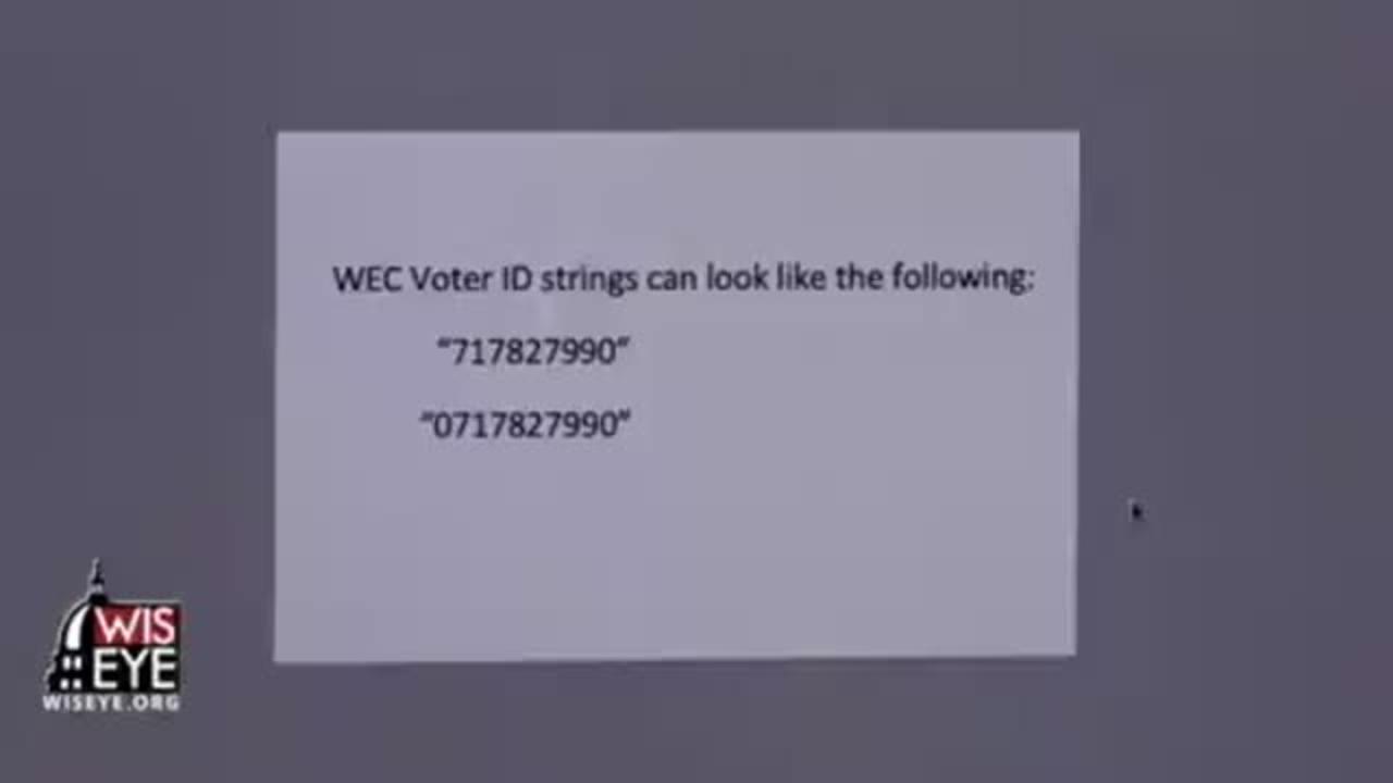 Wisconsin Election Commission 145,000 VOTER FRAUD