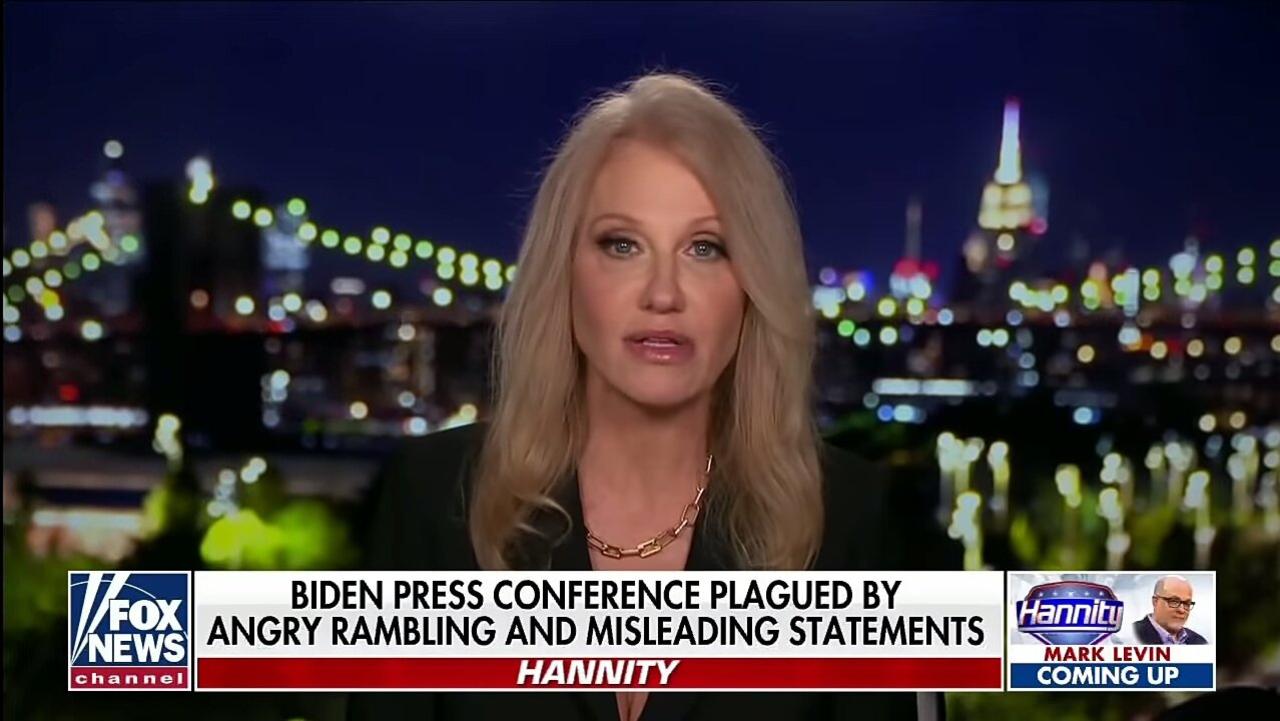 Conway: 'Now you know why they don't let Biden' do pressers
