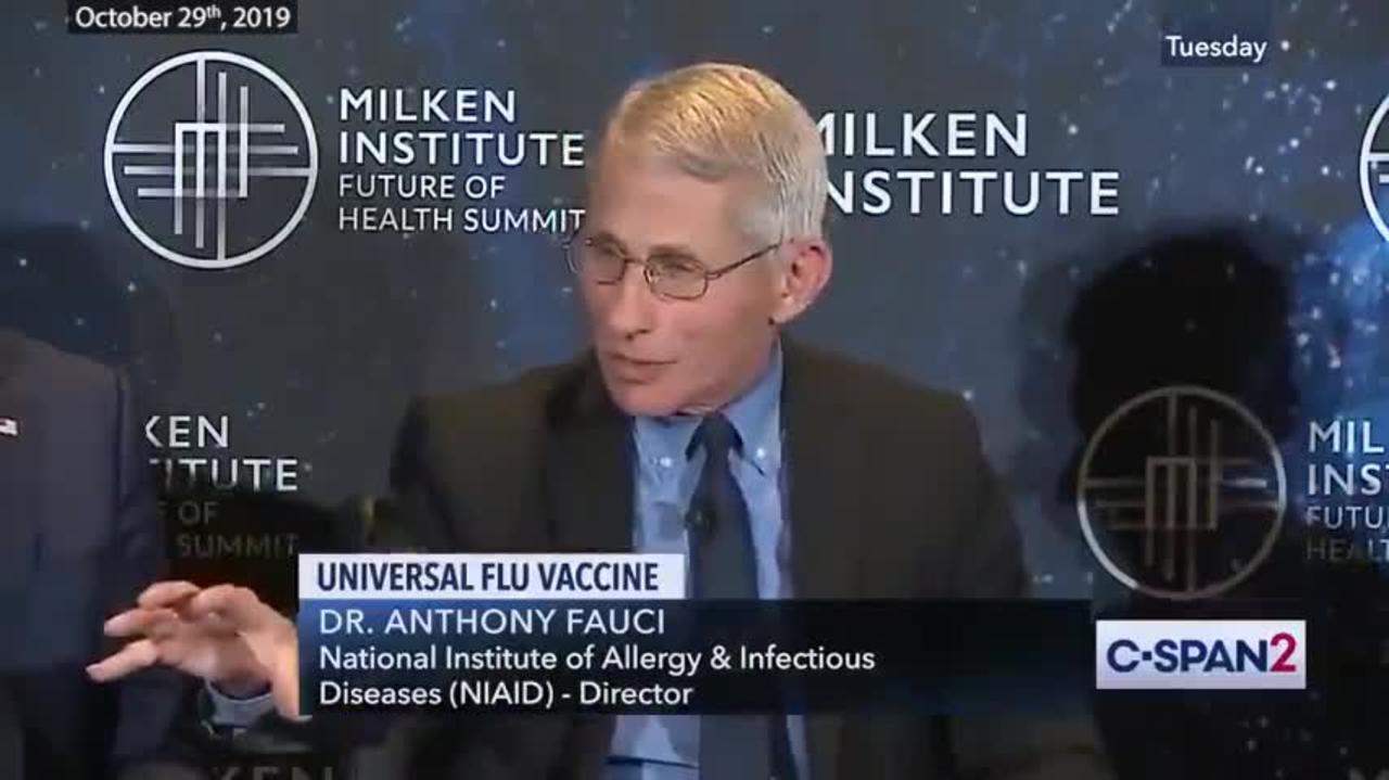 Fauci - CSPAN Video of Fauci Emerges from 2019 - discusses Forcing Unproven mRNA Vaccines