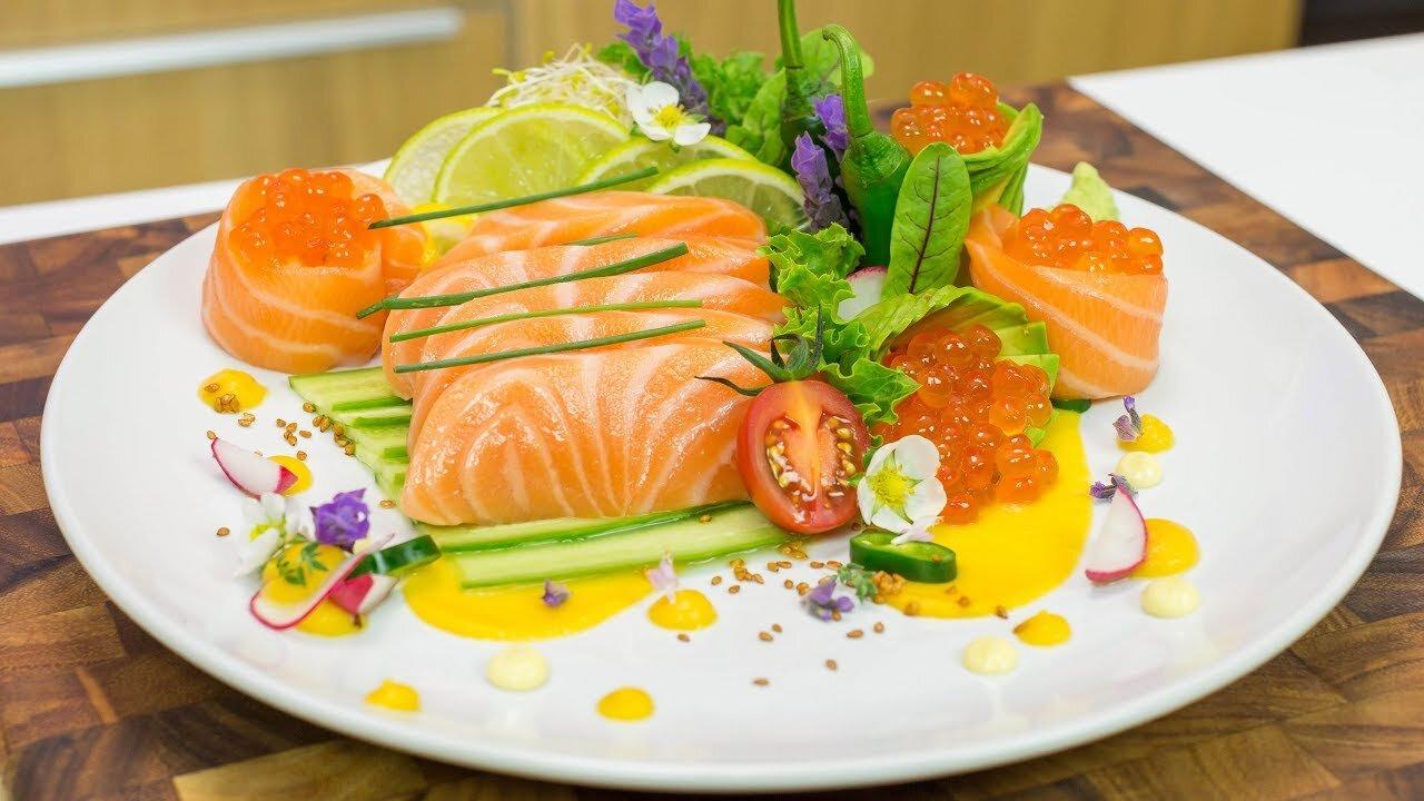 All Recipes How to Make Salmon Sashimi Plate,cooking recipe food recipes sushi recipes
