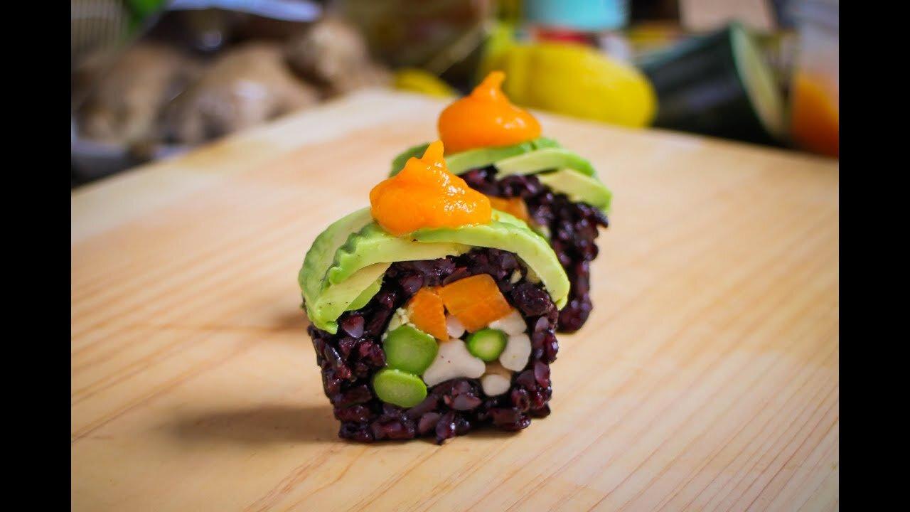 All Recipes Vegan Sushi Roll Recipe - Amazing Vegan Food Recipe,cooking recipe food recipes sushi r