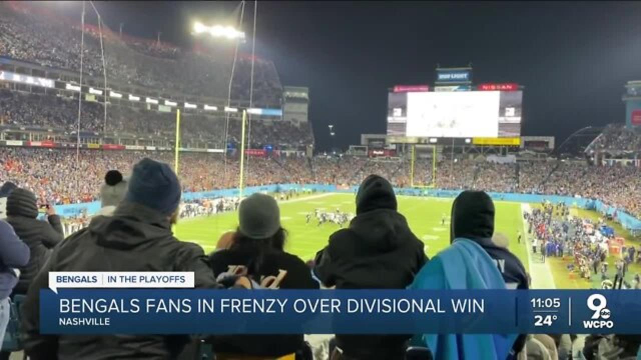Bengals fans in frenzy over win against Titans