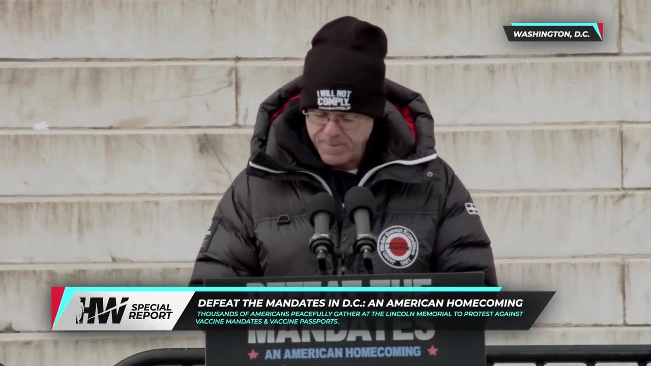 Steve Kirsch - speech at Defeat the Mandates Rally