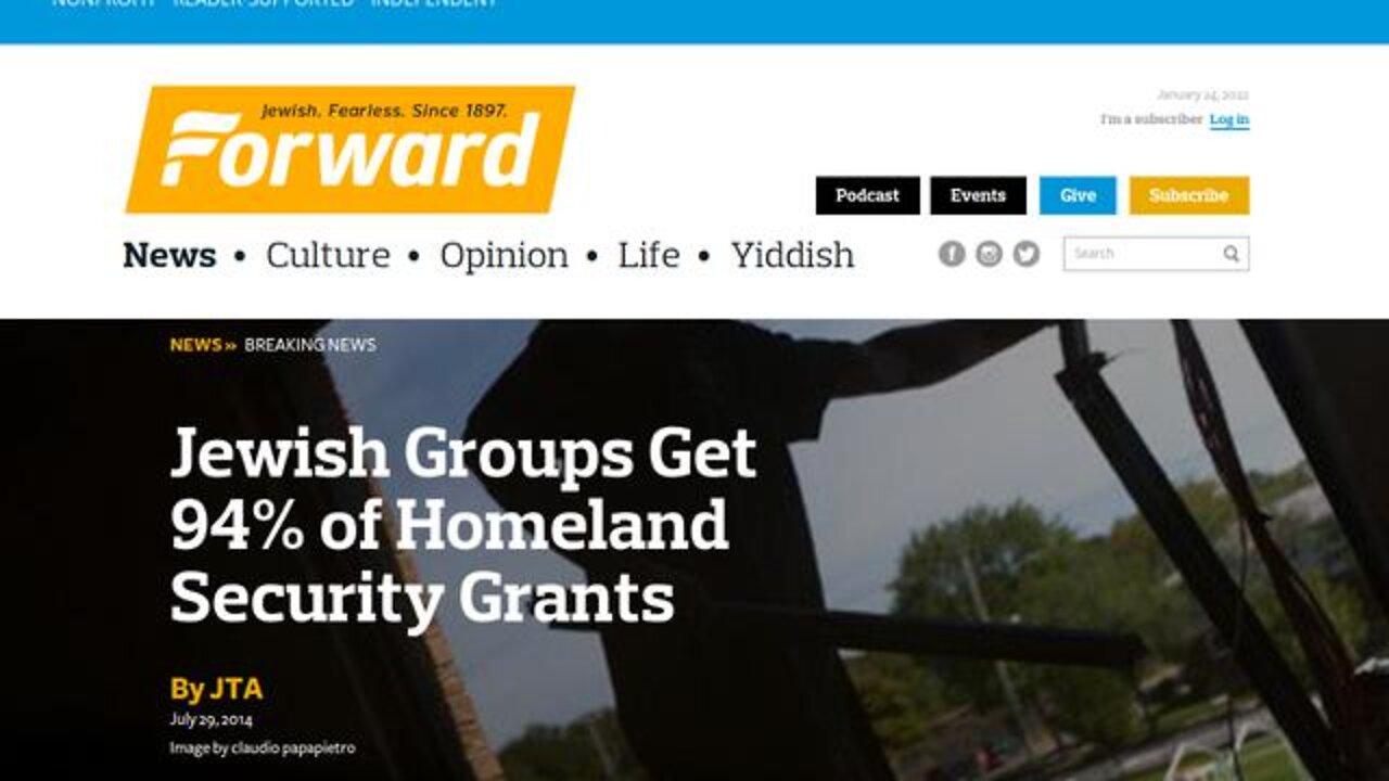 Your Second Amendment Is Now A Jewish Tax: Follow Up Video, Homeland Security Grants