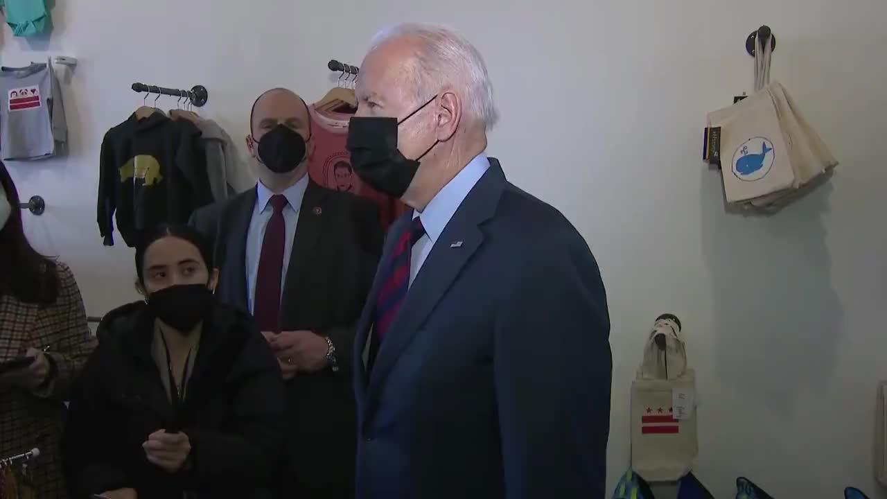 BIDEN: "We have no intention of putting American forces or NATO forces in Ukraine."