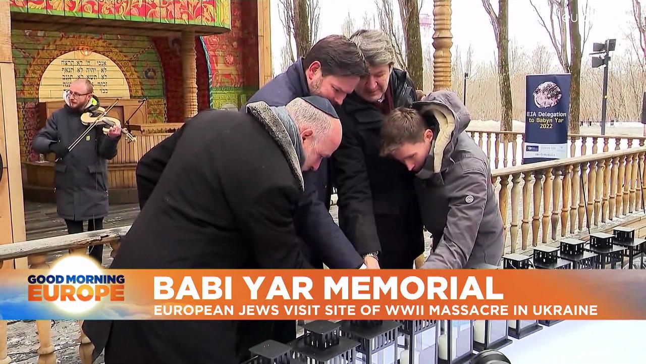 European delegation visits Babi Yar ahead of Holocaust remembrance day