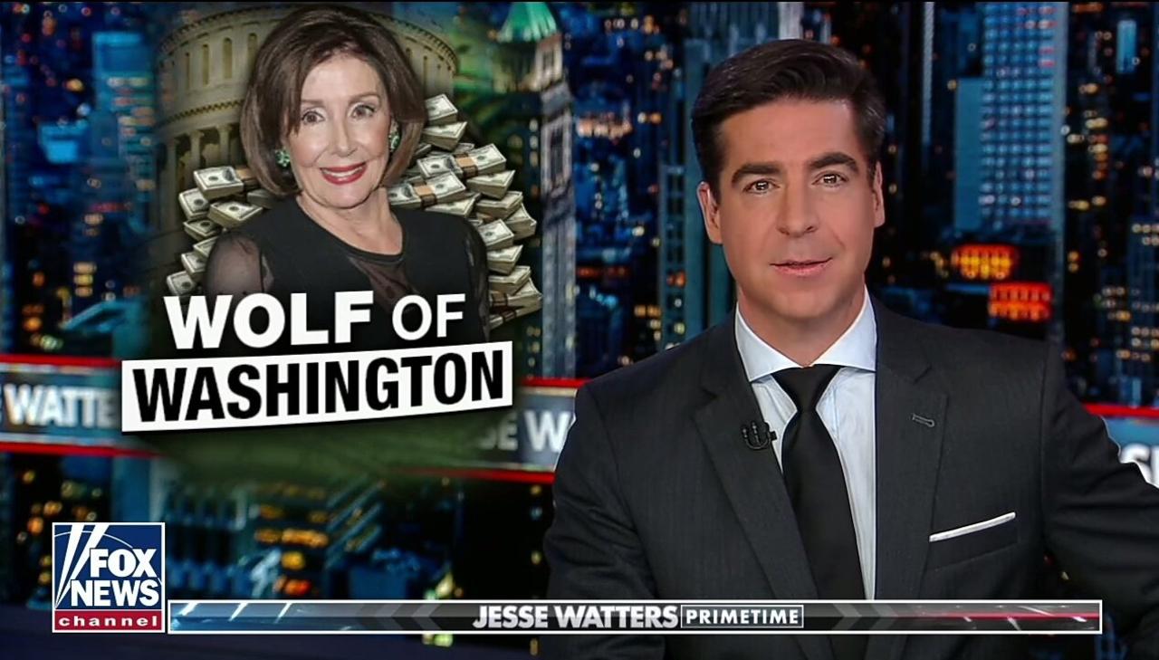 Watters: How did Pelosi become so rich?
