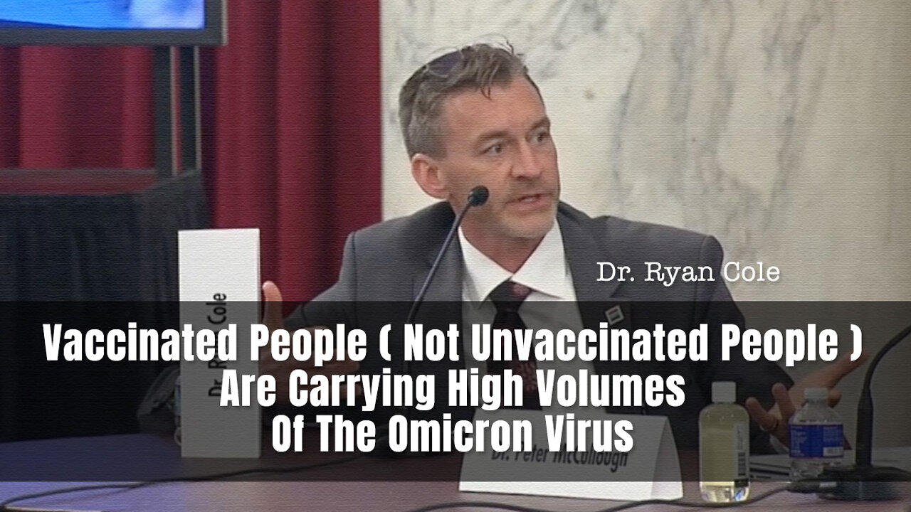 Vaccinated People (Not Unvaccinated People) Are Carrying High Volumes Of The Omicron Virus