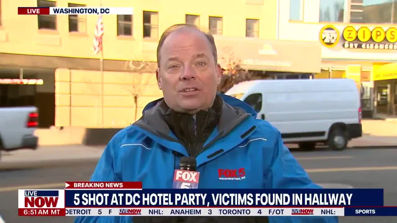 5 shot at surprise party in DC hotel