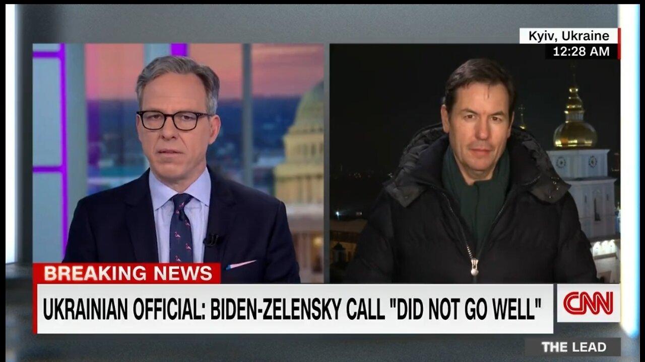 CNN: Biden Zelensky Phone Call 'Did Not Go Well'