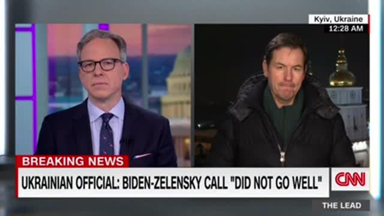 CNN Call between Biden and Ukrainian President Volodymyr Zelensky "did not go well"