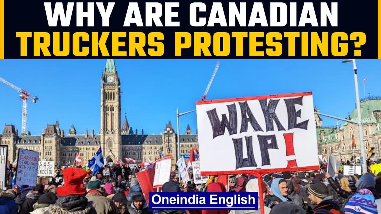 Canada: Truckers protest flares, have Sikhs joined demonstration? | Oneindia News