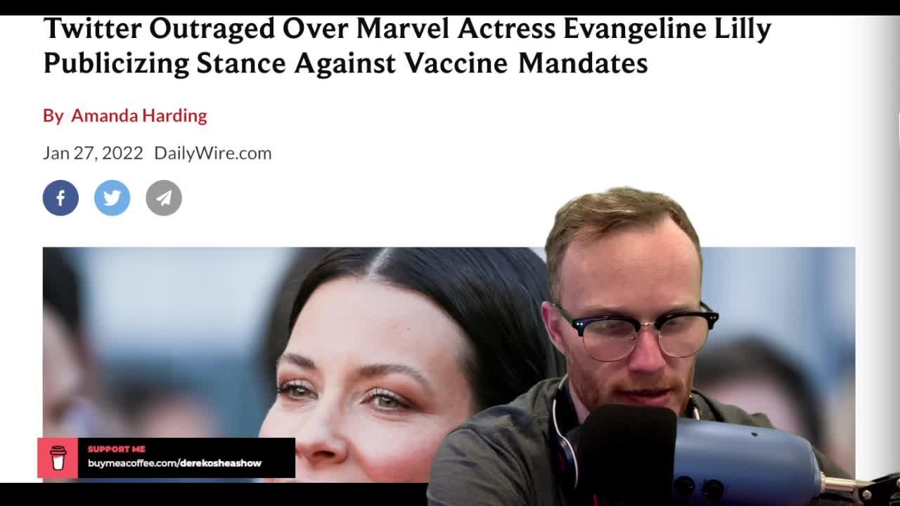 OMG Evangeline Lilly says she attended the anti-vaccine mandate rally | What are we going to Do?