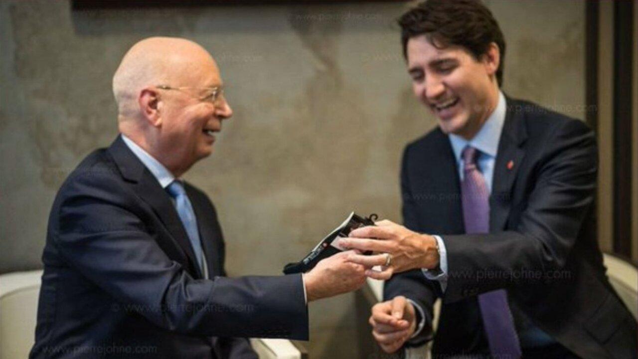 Klaus Schwab Is Proud To Have Infiltrated Half Of  Canadian Prime Minster Justin Trudeau's Cabinet