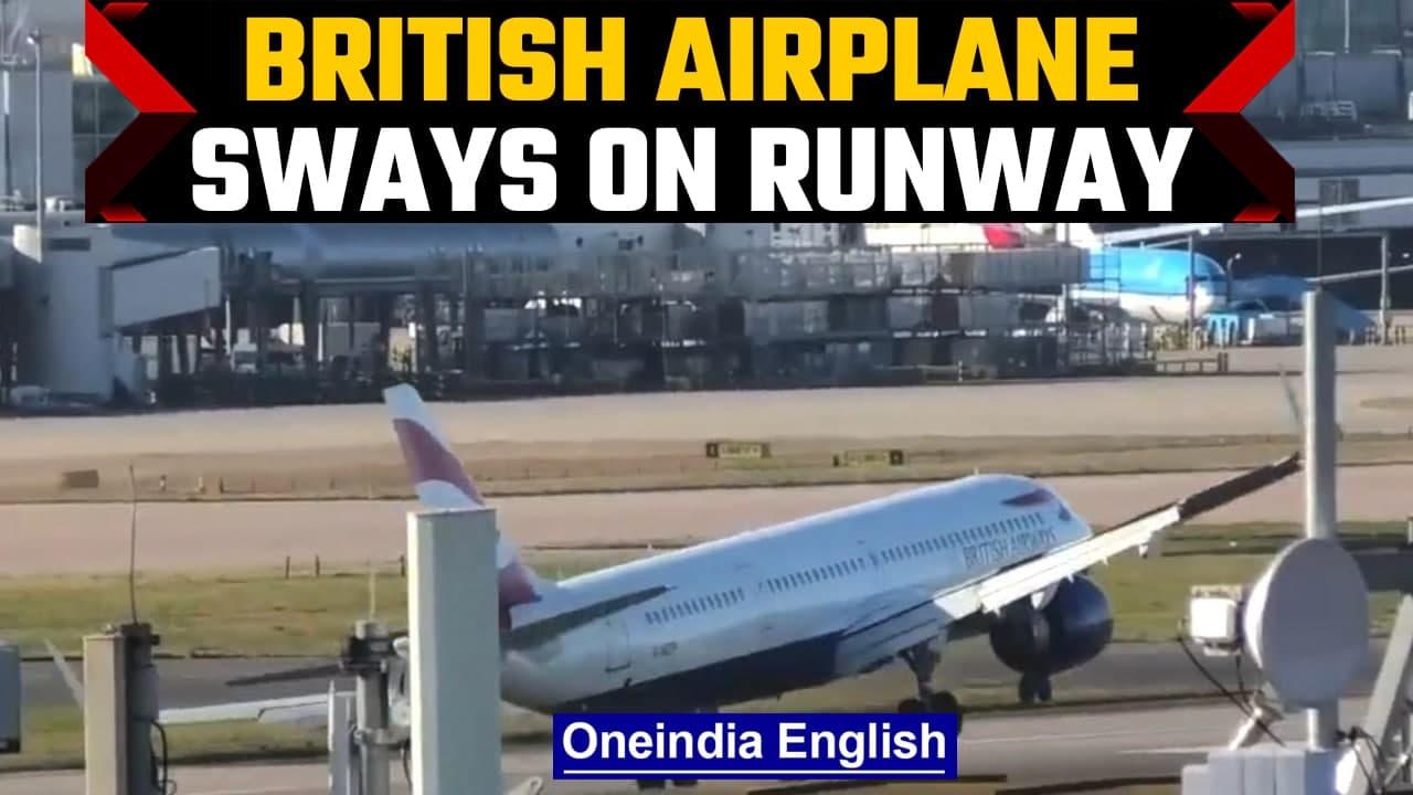Storm Corrie flips British Airways plane in UK | OneIndia News