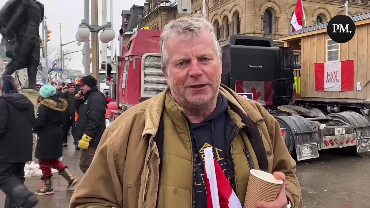 A trucker in the Freedom Convoy slams Trudeau and O’Toole