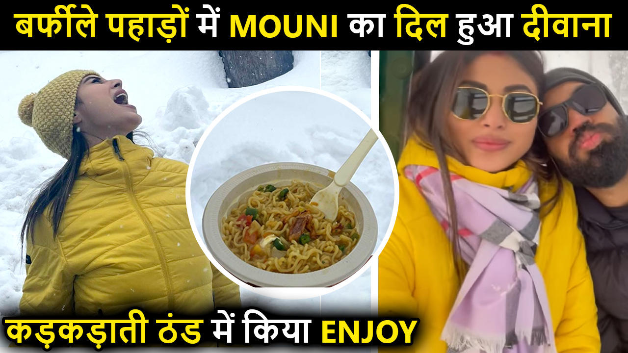 Mouni Roy Enjoys H0T Maggie In Freezing Cold Weather, Shares Beautiful Pics Of Honeymoon With Suraj
