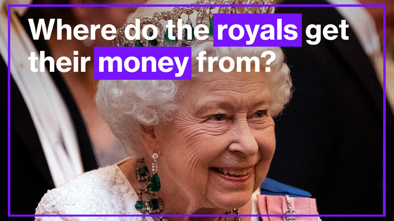 Where do the Queen and royal family get their money from?