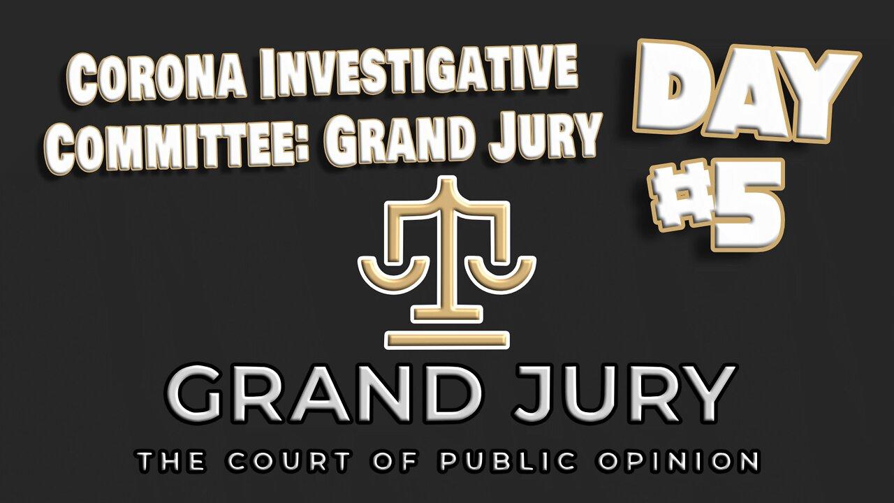 Corona Investigative Committee Grand Jury Day | 5