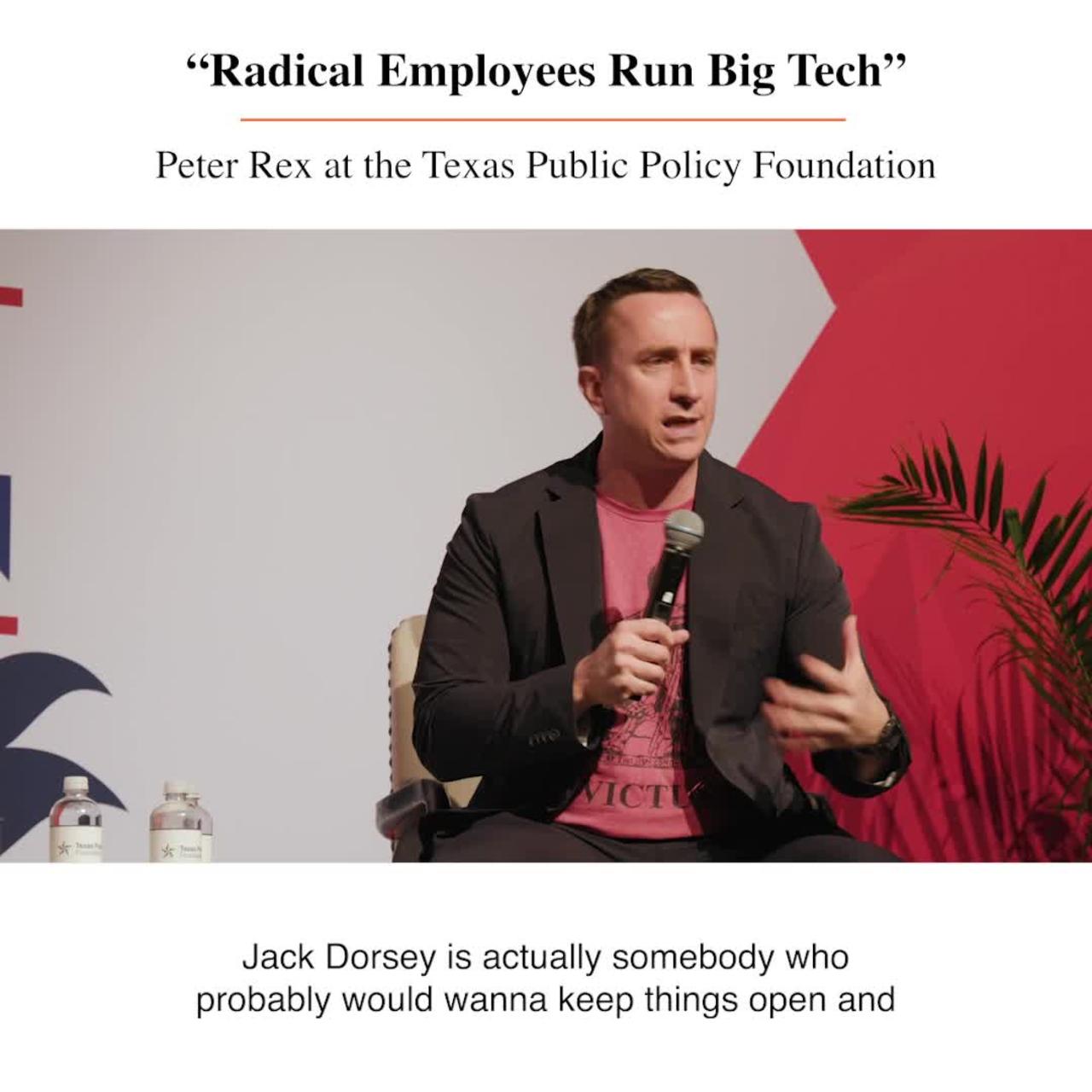 Peter Rex - Radical Employees Run BigTech