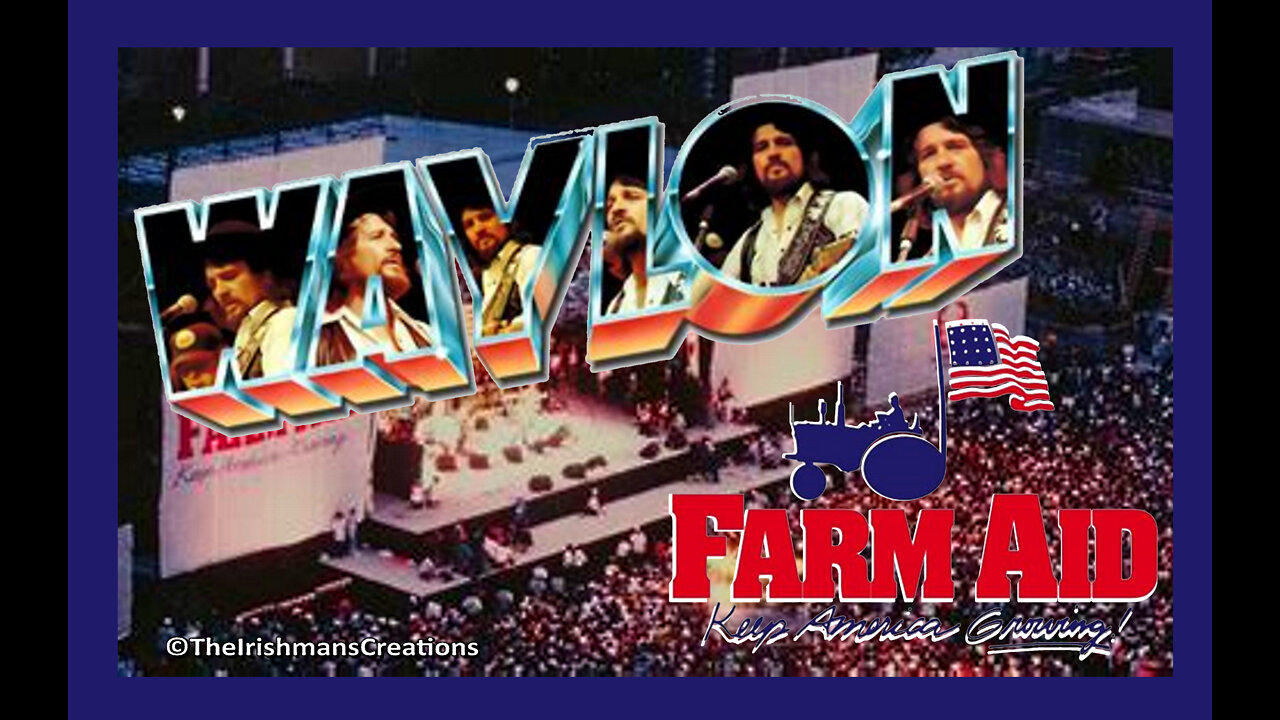 Waylon performs at Farm Aid 1985
