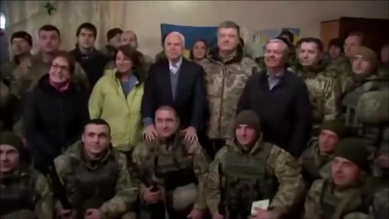 US Senators Lindsey Graham (R), John McCain (R) & Amy Klobuchar (D) in December 2016 🇺🇦 UKRAINE !