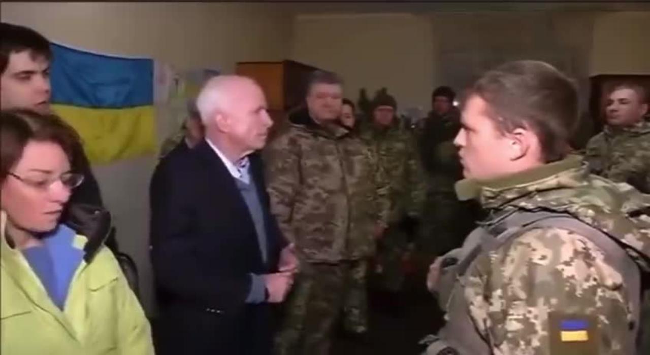 Lindsey Graham in Ukraine preparing for a proxy war with Russia (2016)