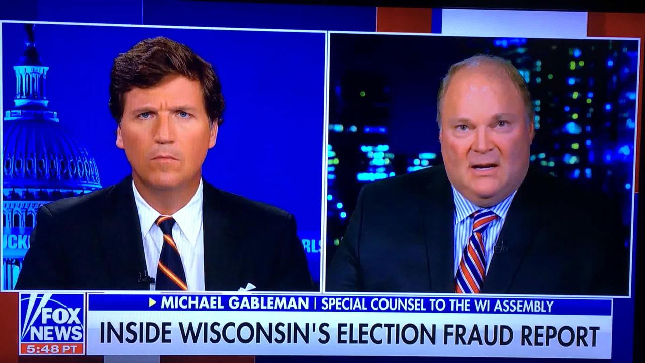Tucker Carlson On Potential Voter Fraud In Wisconsin - March 8 2022