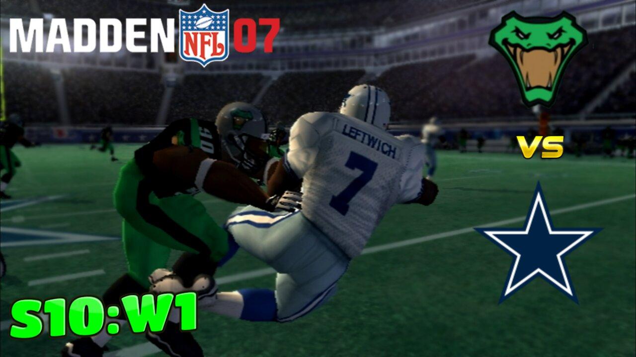 Beating Up On Byron Leftwich | Albuquerque Vipers Madden 07 Franchise | S10:W1