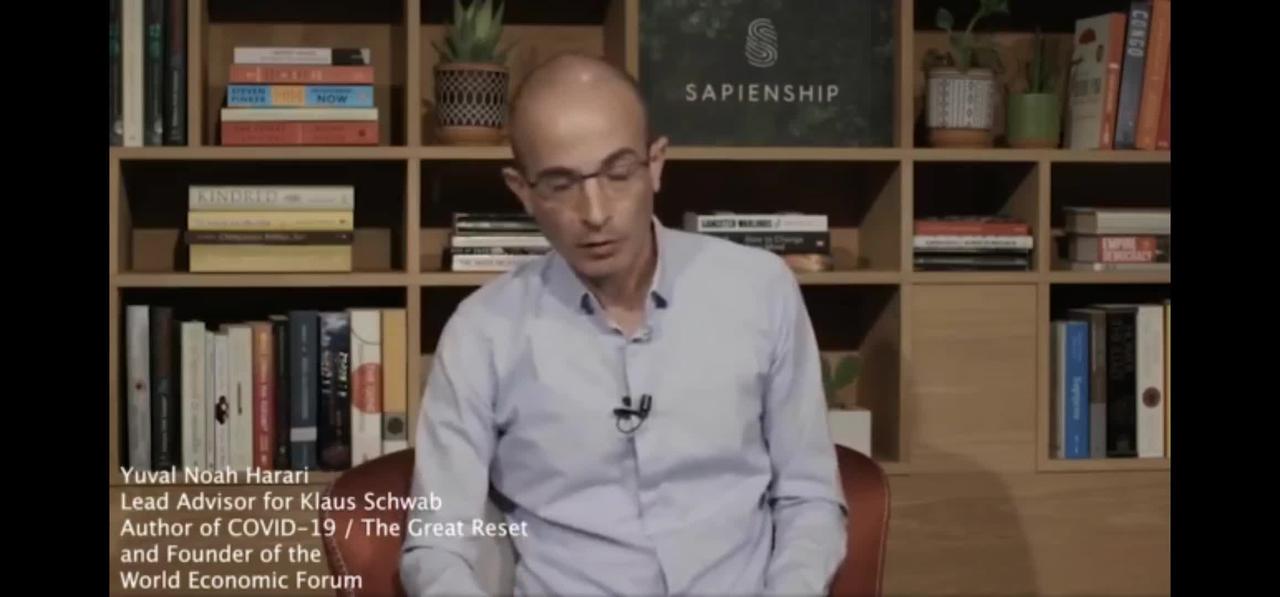 Yuval Noah Harari | Top Advisor for Klaus Schwab Explains "We Need a Anti-Virus for the Brain"