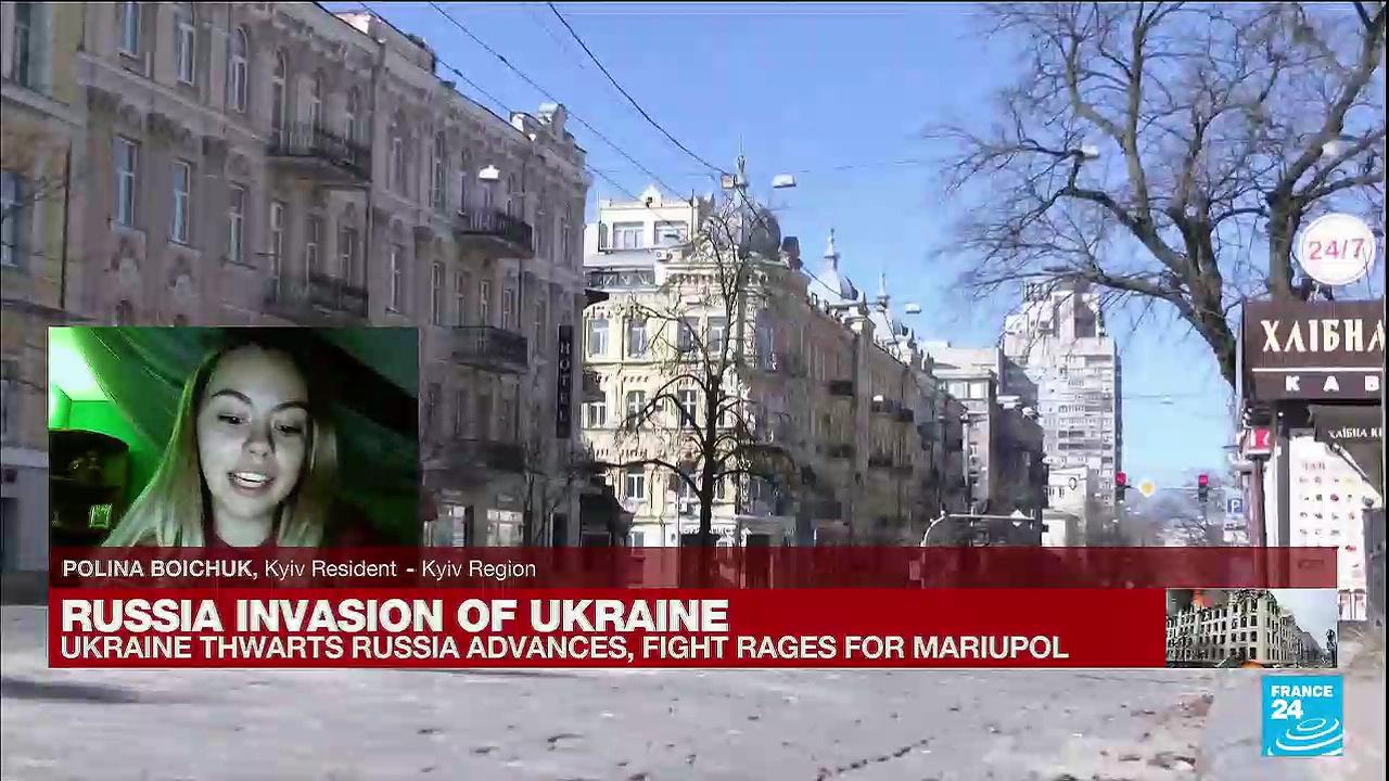 Russia invasion of Ukraine: Kyiv resident's testimony on FRANCE 24