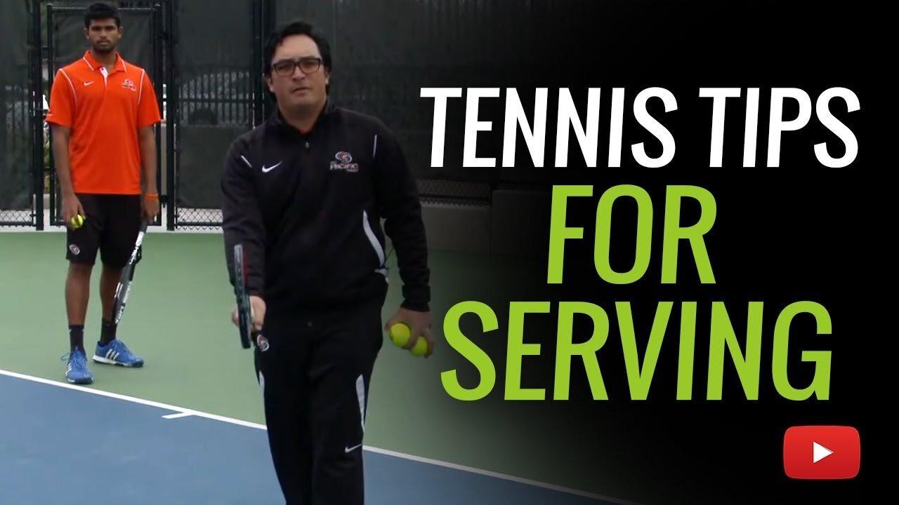 Tennis Tips for the Serve - University of Pacific Coach Ryan Redondo