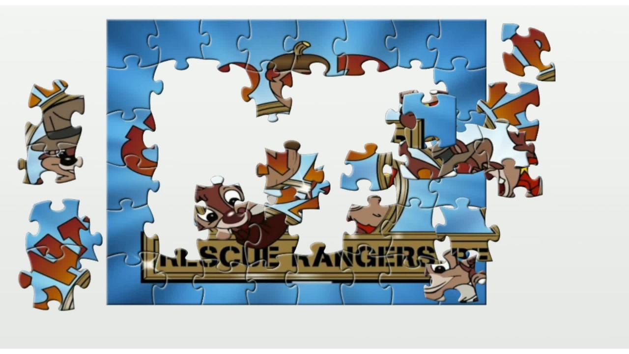 Puzzle. Chip 'n Dale Rescue Rangers.