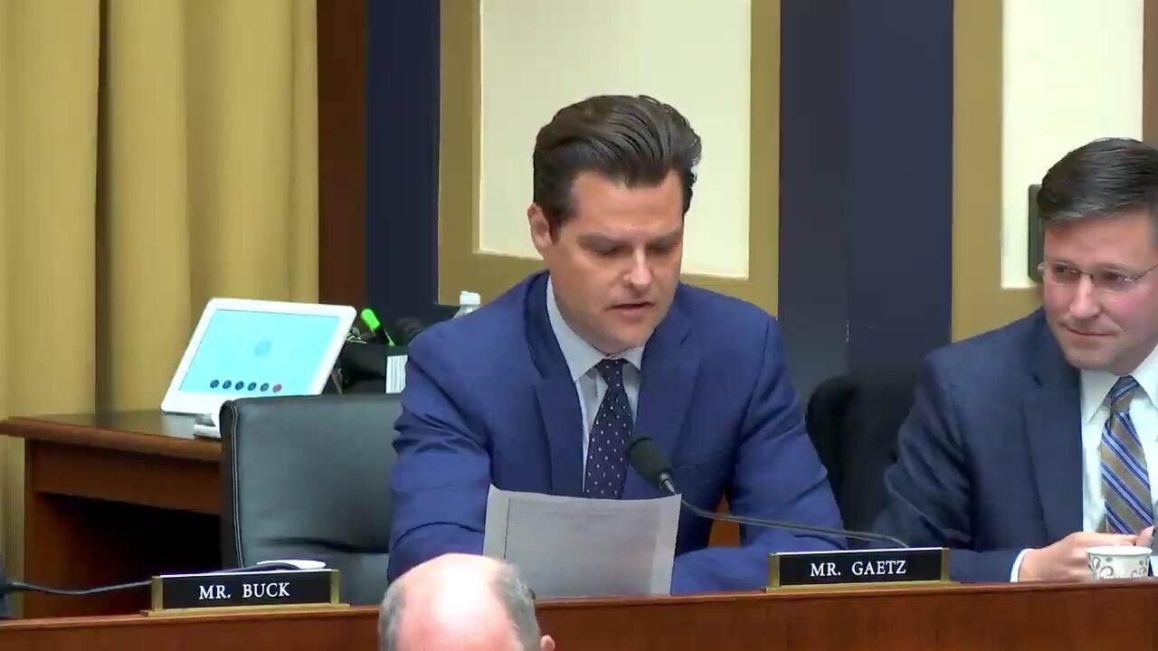 Matt Gaetz Claims He Has Contents Of Hunter Biden's Laptop, Attempts To Enter Into Record