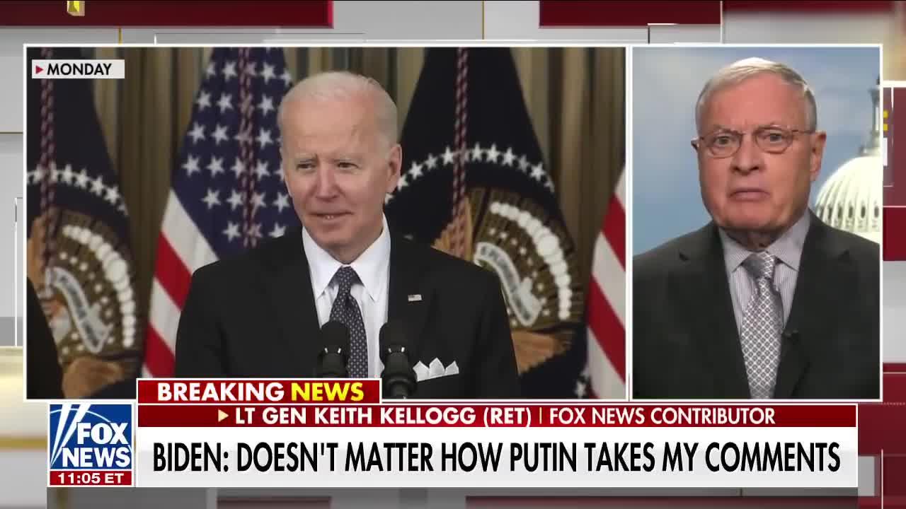 Gen. Kellogg to Biden: Don't say stupid stuff