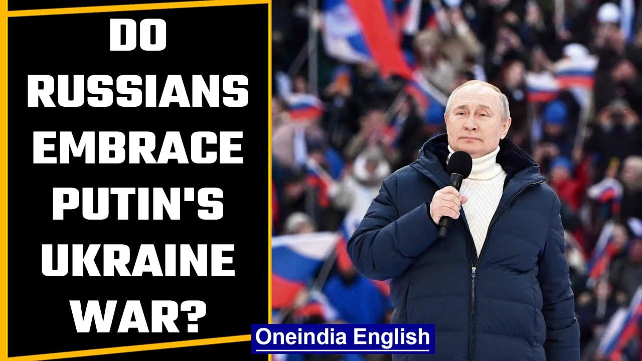 Putin's domestic approval rating soars to an all time high after war in Ukraine | OneIndia News