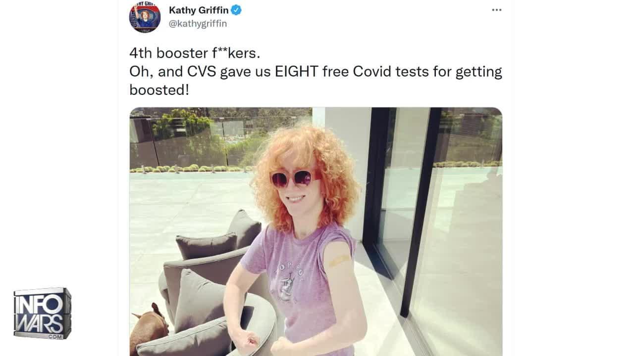 Kathy Griffin Brags About 4th Covid Booster And Covid Tests For When She Gets Covid After It