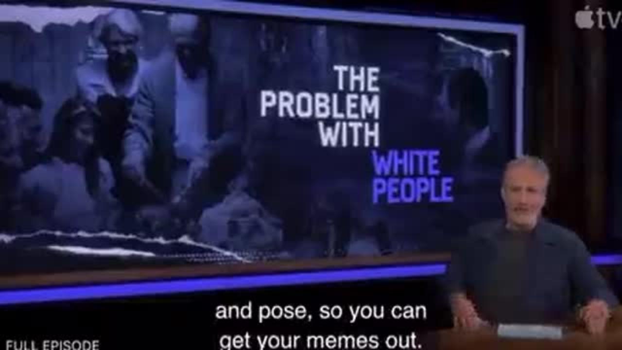 Jon “Stewart” Leibowitz goes on unhinged racist anti-White tirade.