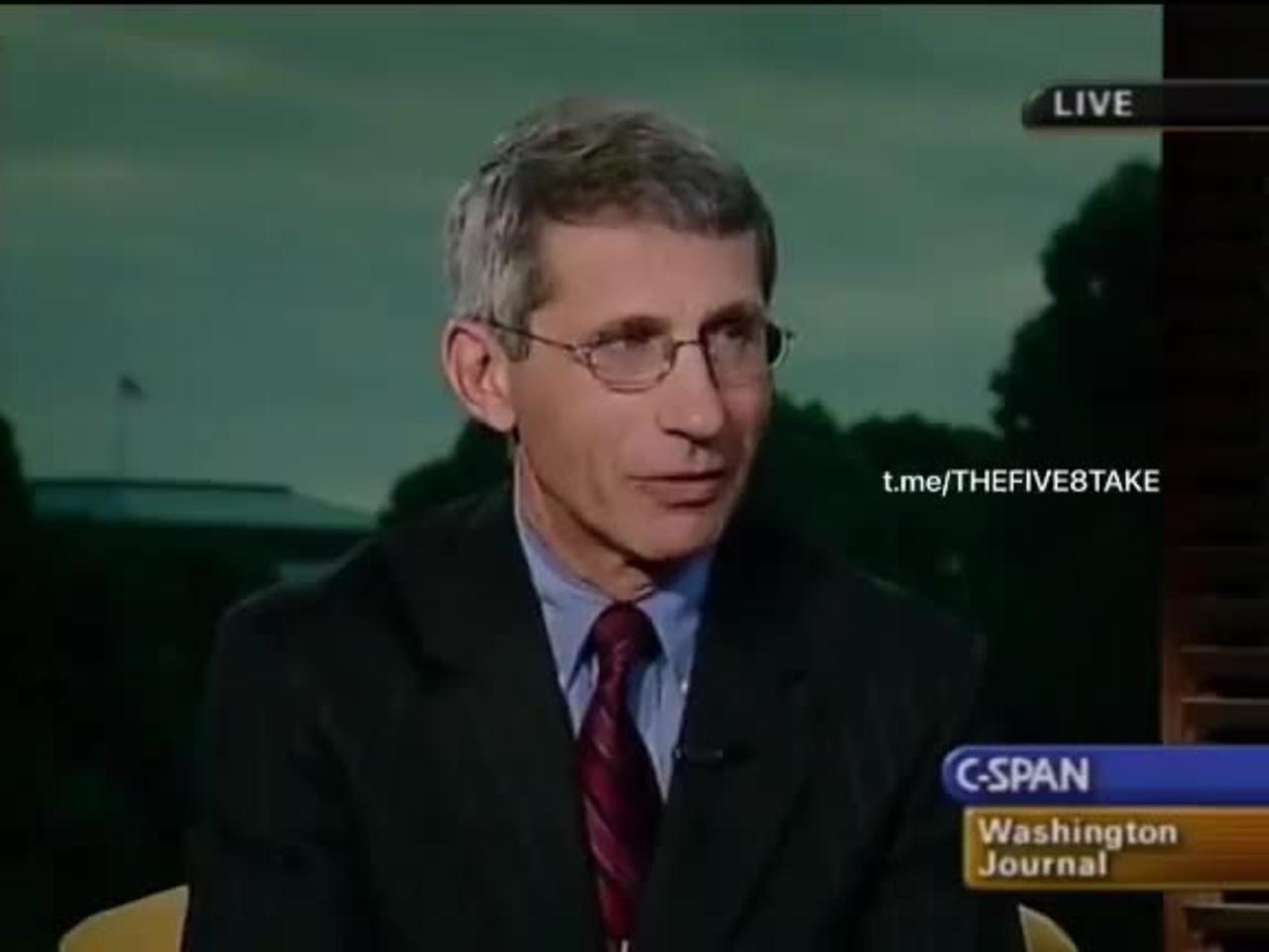 Fauci following the science in 2004: "The most potent vaccination is getting infected yourself"