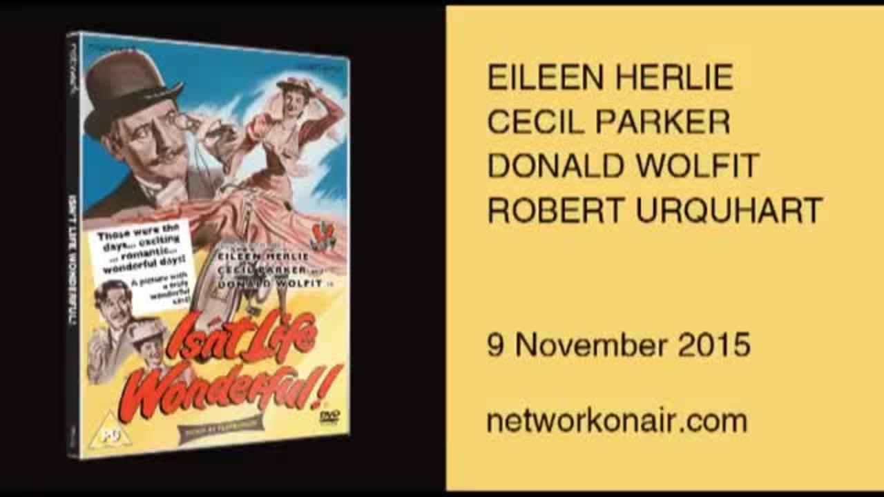 Isn't Life Wonderful! ... 1953 British comedy film trailer