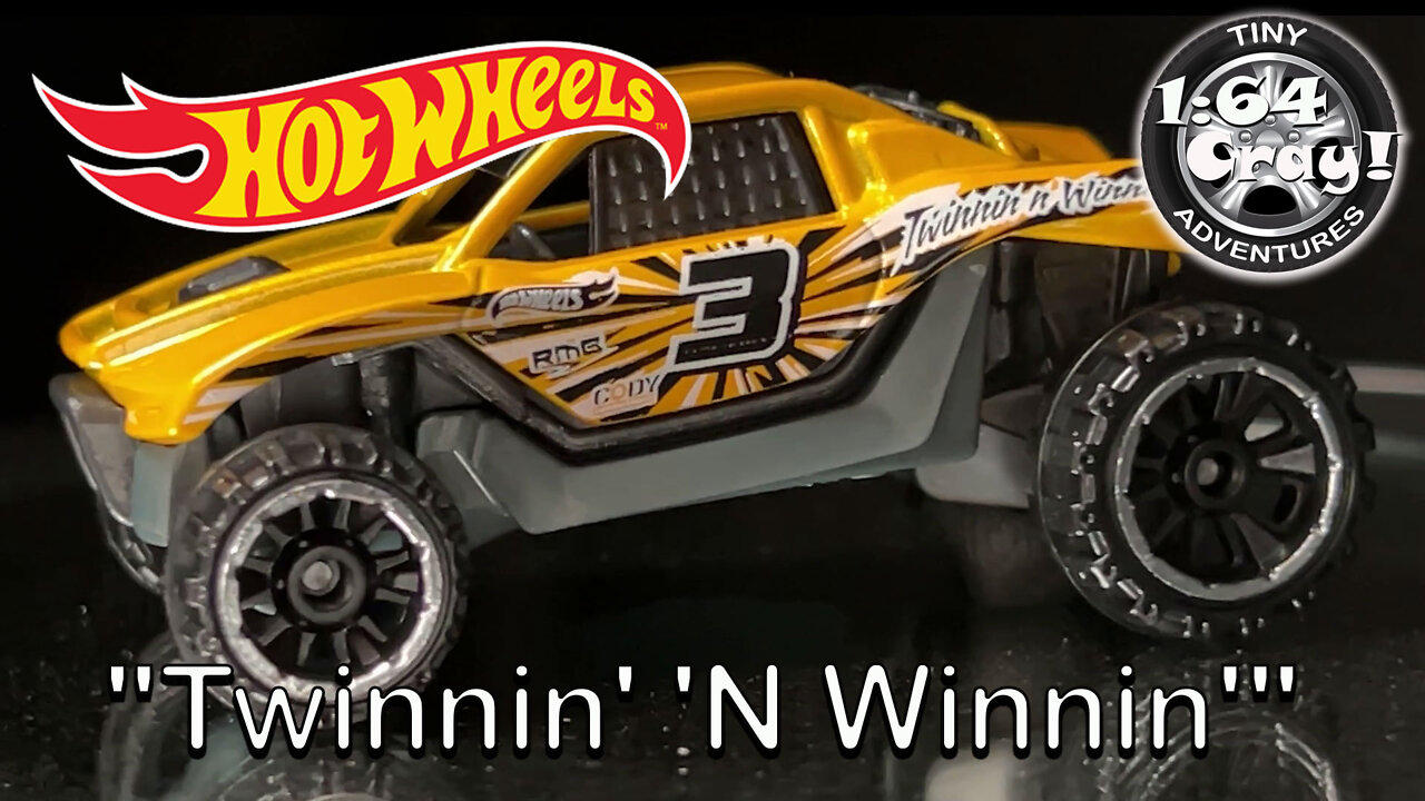 "Twinnin' 'N Winnin'" in Yellow - Model by Hot Wheels