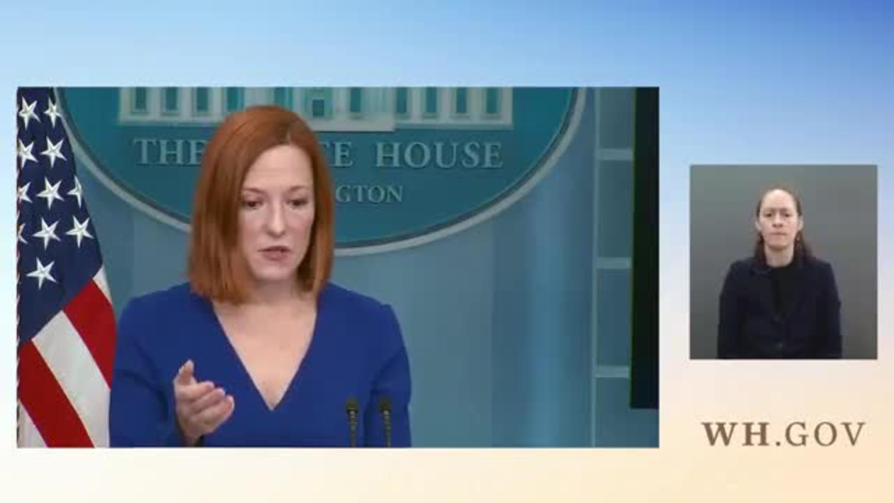 Jen Psaki Faces Questioning Following Reports She Will Leave White House For MSNBC